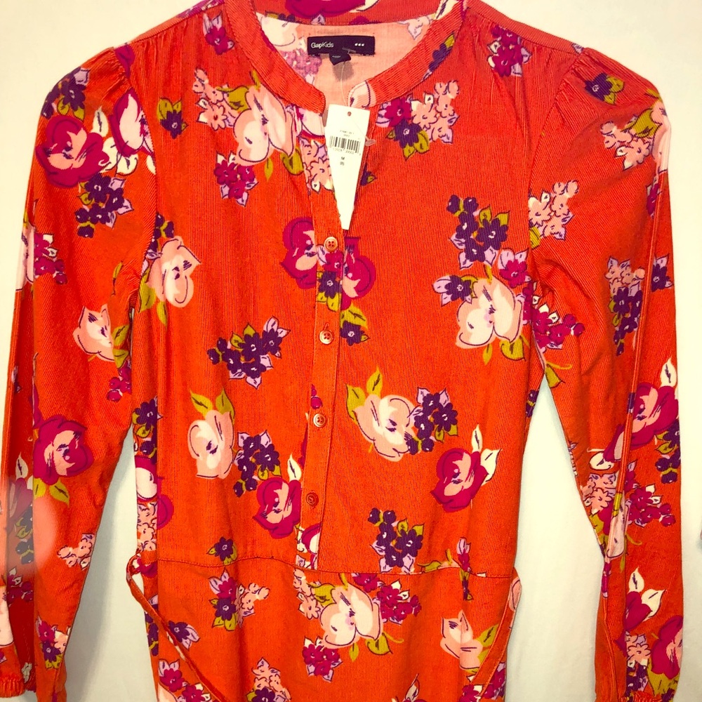 💐 Gap Kids NWT Corduroy-like Long Sleeve Dress